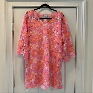 Tela Mercantile Short Kaftan - Daiquiri Delight